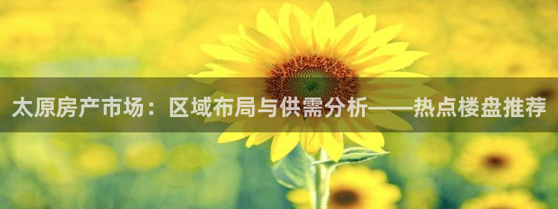 风暴娱乐5O6917：太原房产市场：区域布局与供需分析——热