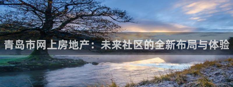注册风暴娱乐：青岛市网上房地产：未来社区的全新布局与体验