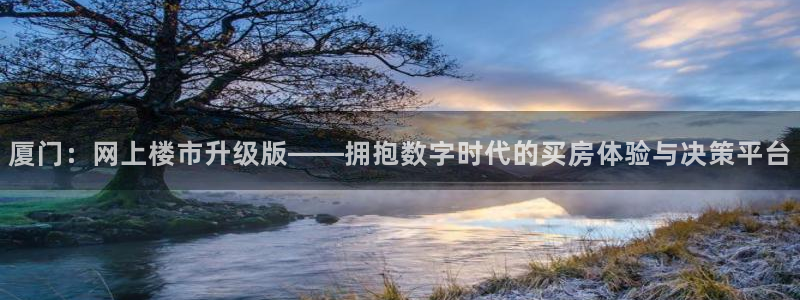 风暴娱乐银川：厦门：网上楼市升级版——拥抱数字时代的买房体验