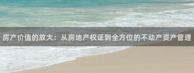 风暴娱乐自动挂：房产价值的放大：从房地产权证到全方位的不动产