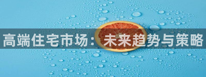 风暴娱乐去人l8888：高端住宅市场：未来趋势与策略