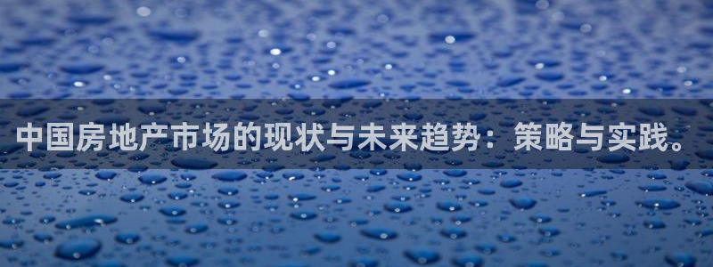 风暴娱乐求333OOf：中国房地产市场的现状与未来趋势：策略