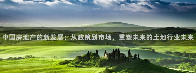 娱乐星空风暴：中国房地产的新发展：从政策到市场，重塑未来的土